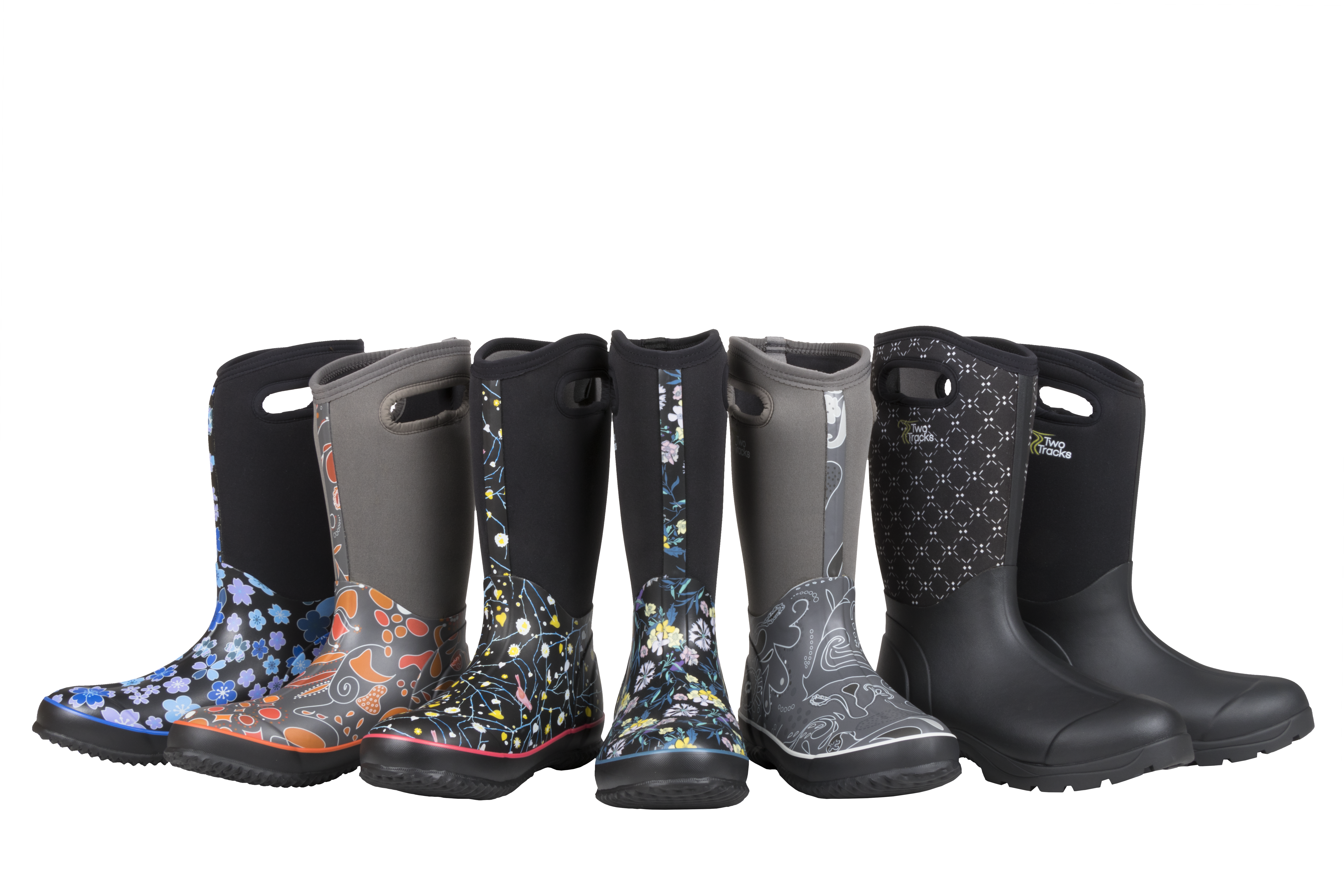 TwoTracks Neoprenstiefel Baruga Women Hoch Outdoorstiefel Gummistiefel