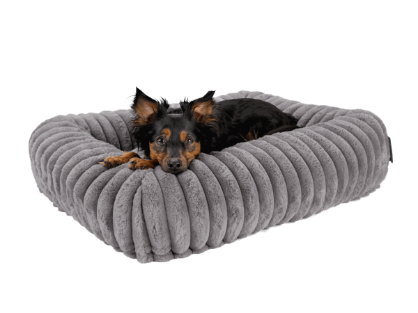 Biscuit Cube Grau - Das kuschelige Hunde- und Katzenbett