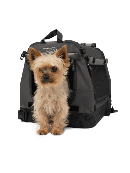 TrendPet TPX-Pro grau - Faltbare Hundebox
