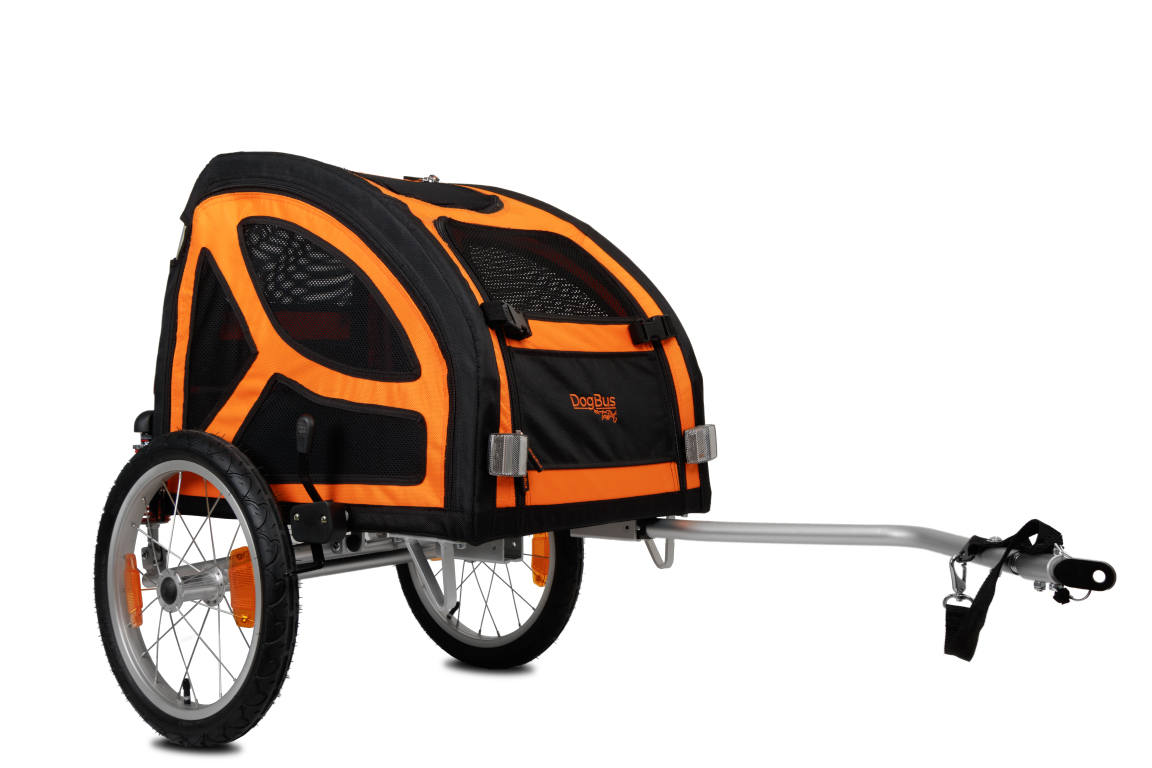 TrendPet DogBus S Gefederter Fahrradanhänger für kleine Hunde