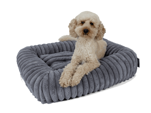 Biscuit Cube Grau - Das kuschelige Hunde- und Katzenbett