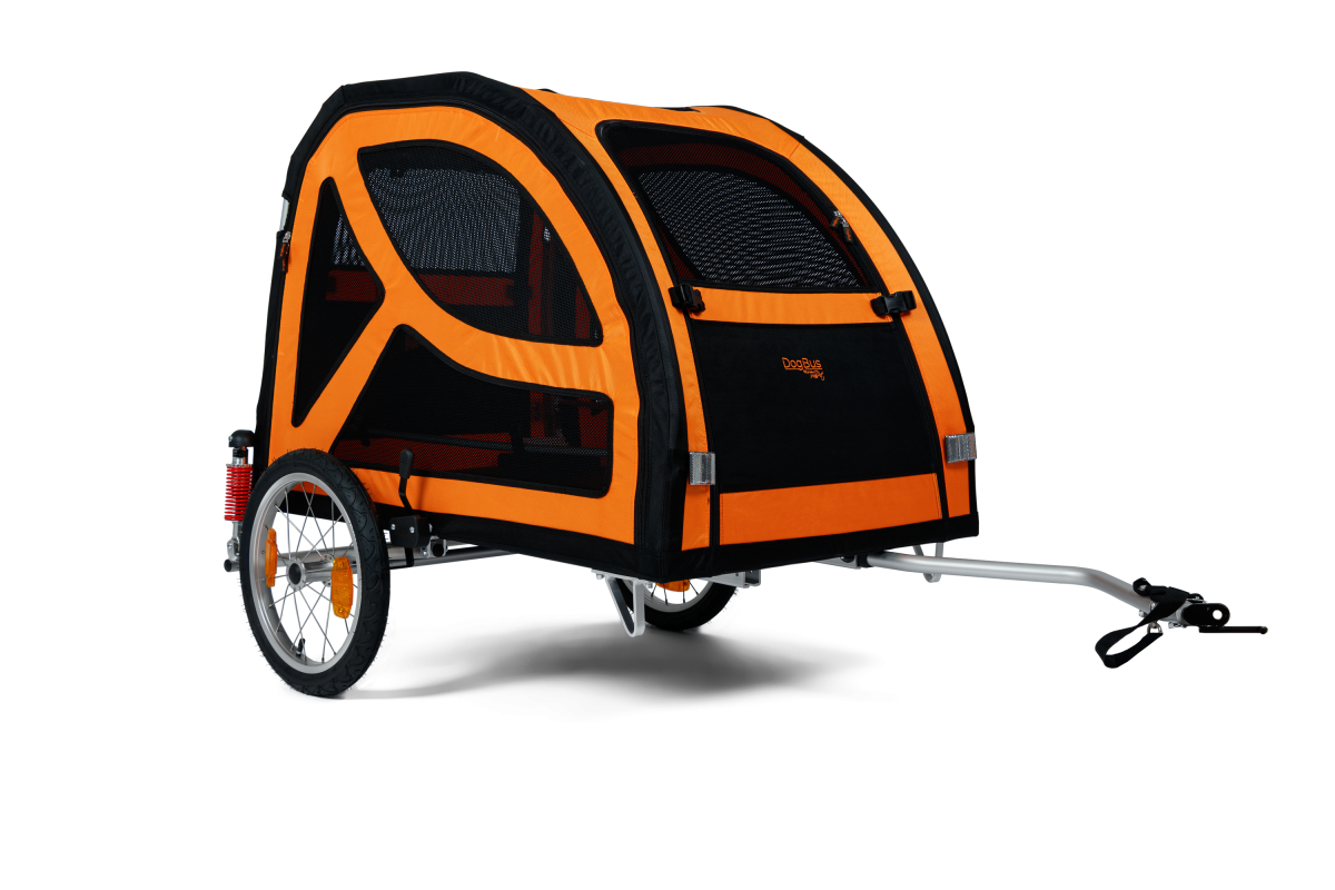 TrendPet DogBus L Gefederter Fahrradanhänger für große Hunde